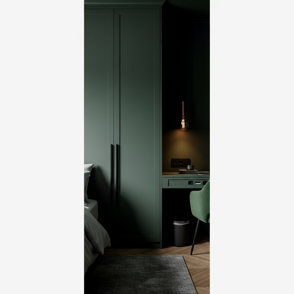 Forest Green and Matte Black Mood