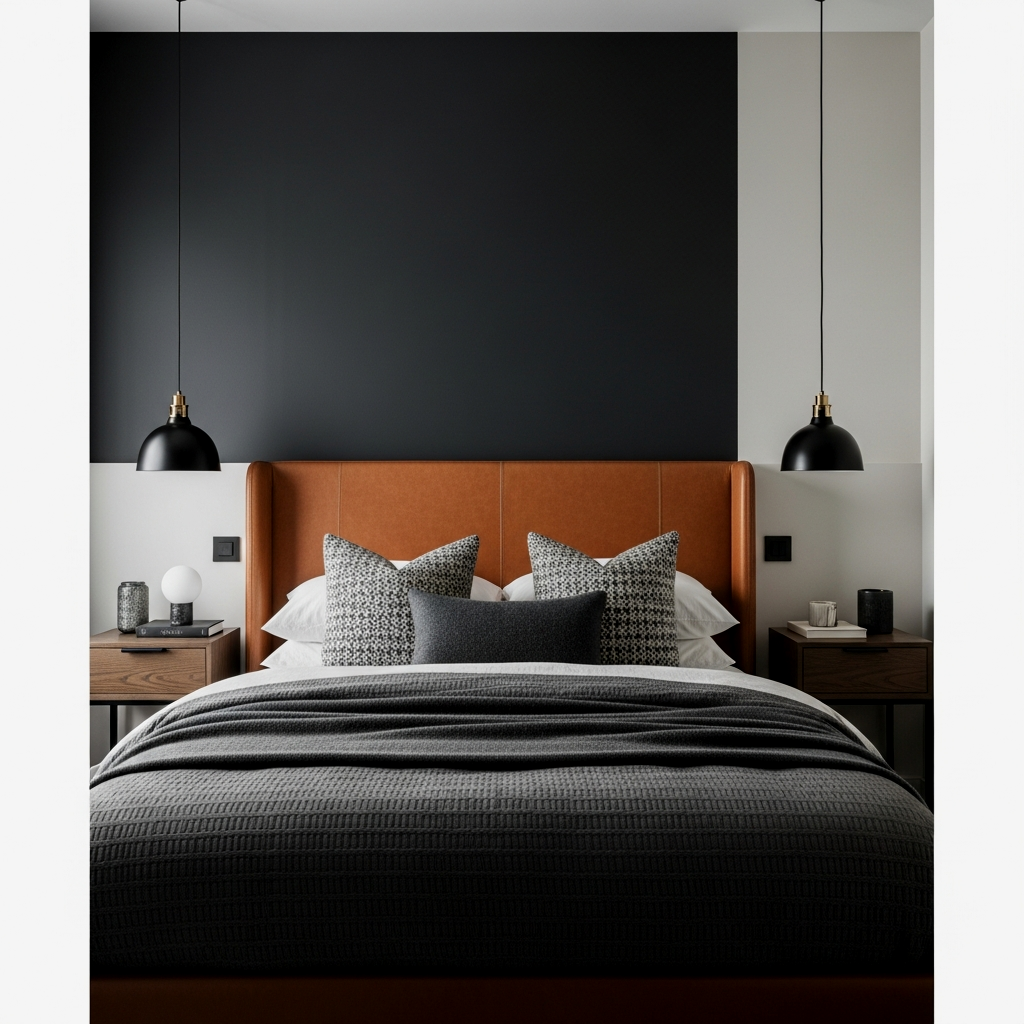 The Moody Charcoal Accent Wall