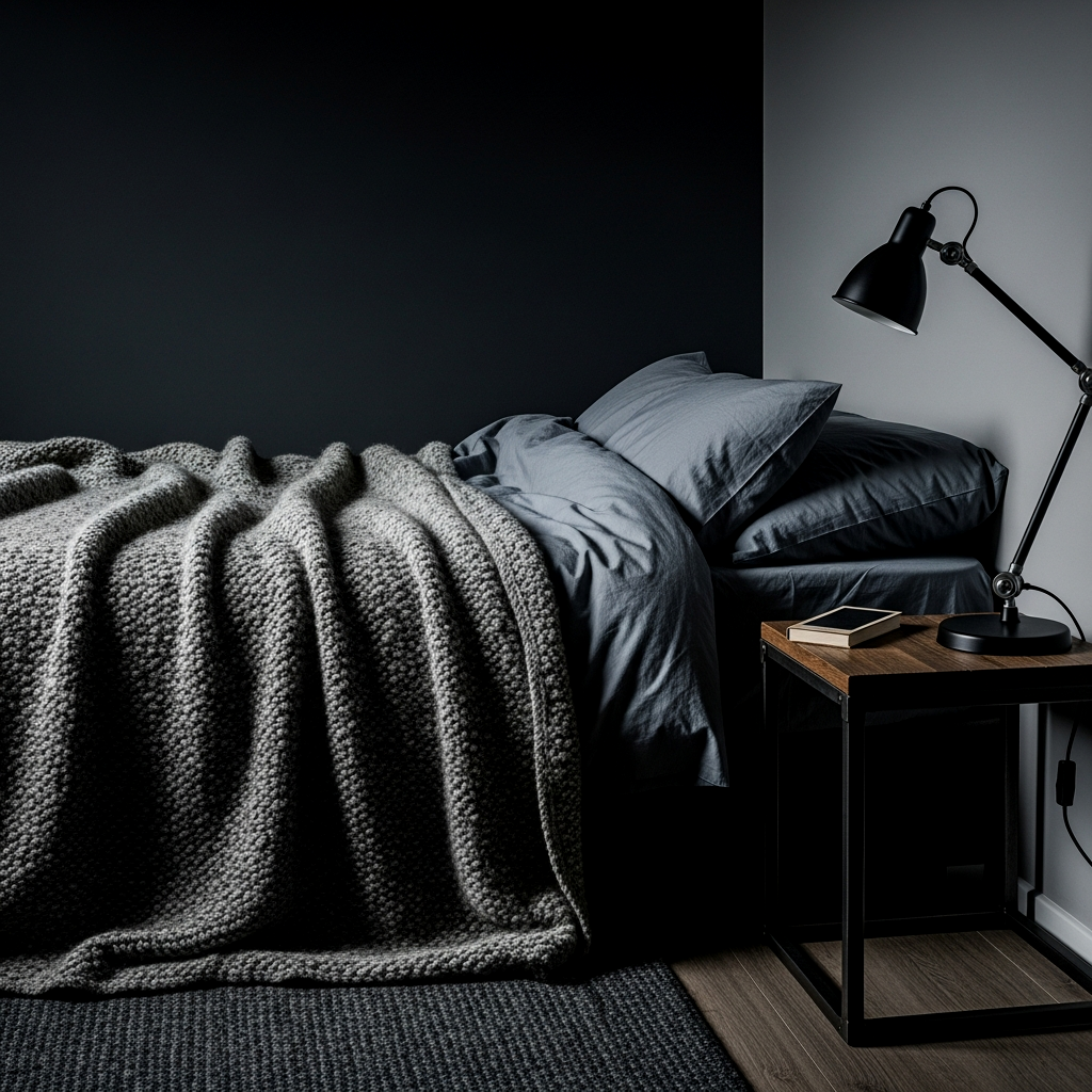 Textured Wool and Slate Palette