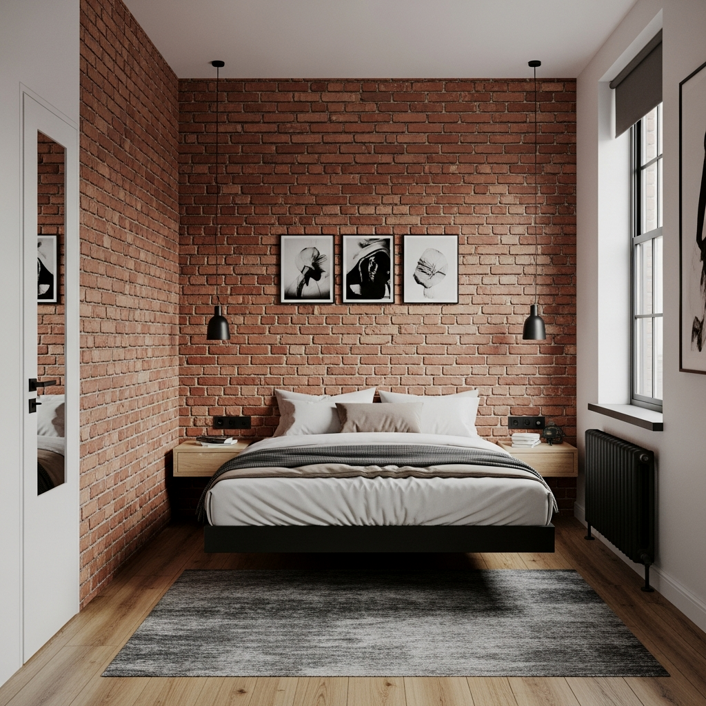 Industrial Brick and Floating Steel