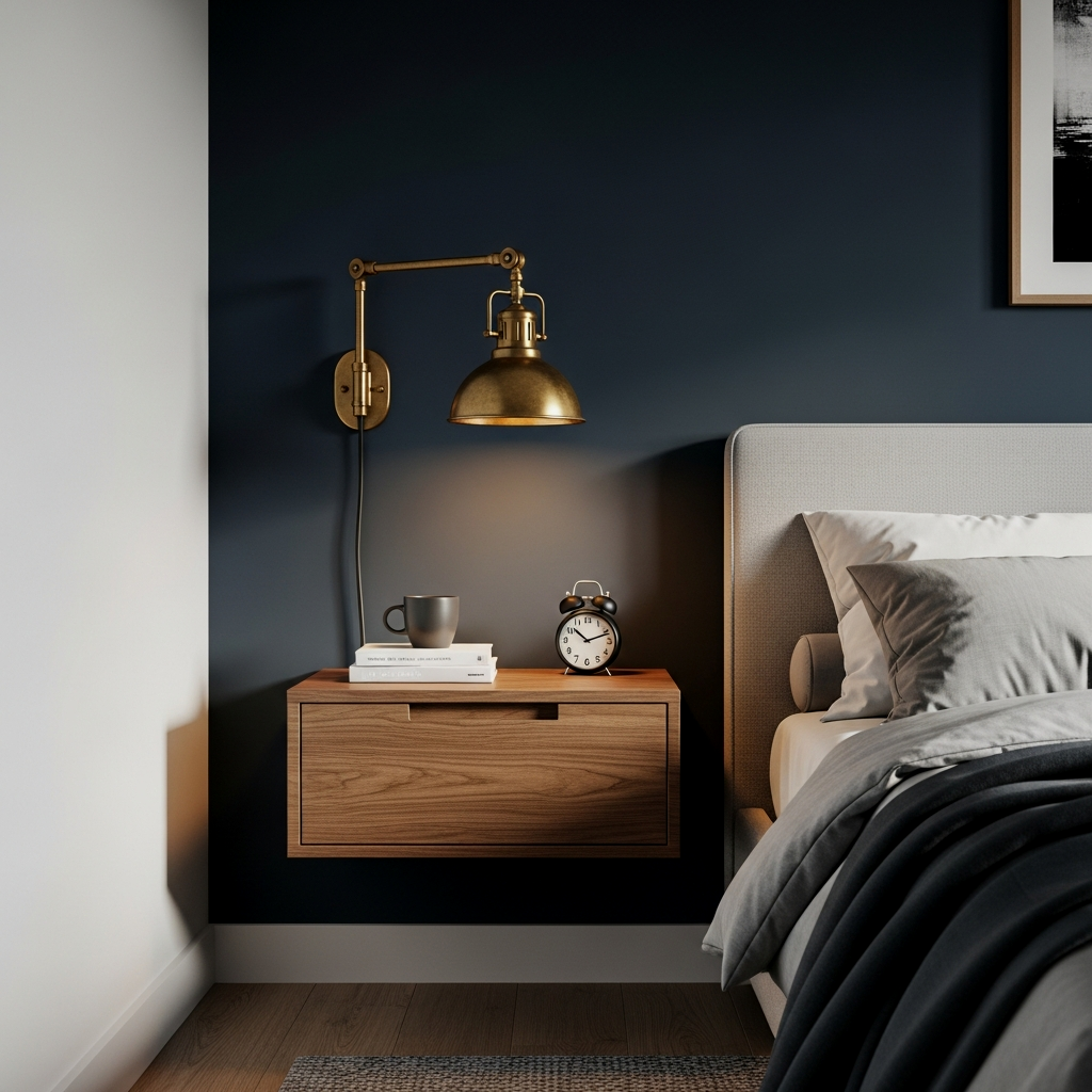 The Floating Nightstand Solution