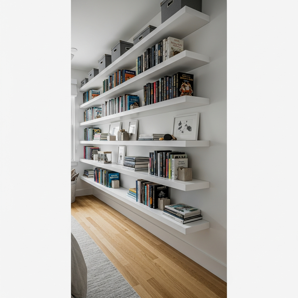 The Magic of Verticality: Floor-to-Ceiling Shelving