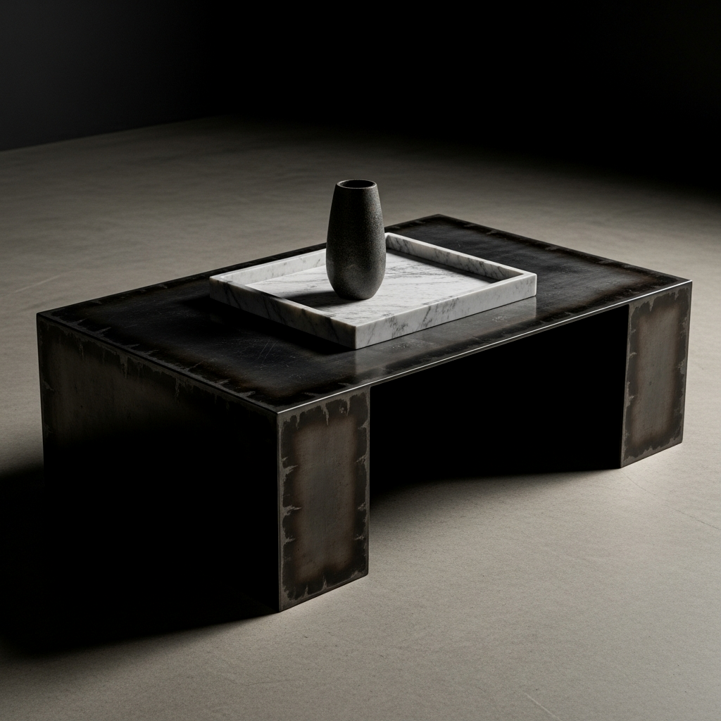 Forged Metal Coffee Table