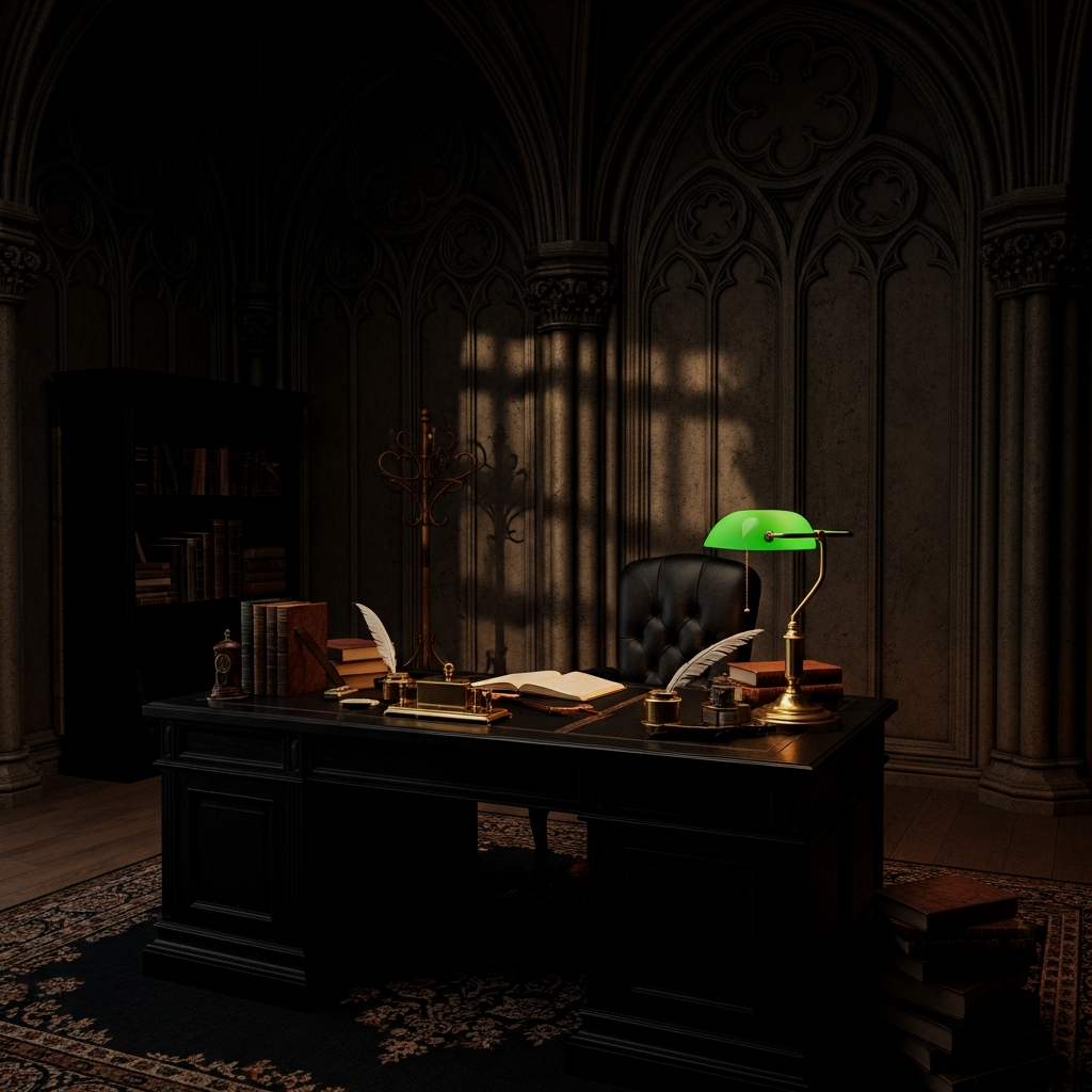 Gothic Moody Workspace