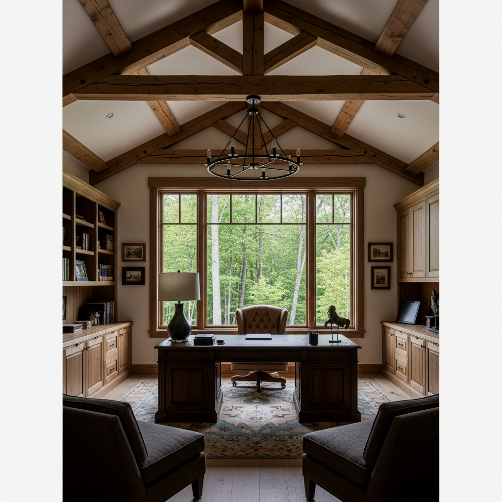 Rustic Oak & Forest Views