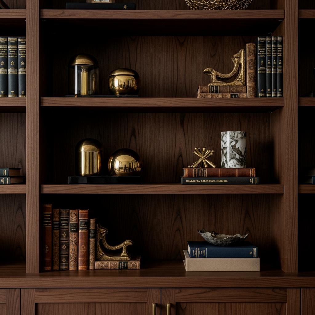 Curated Bookshelf Styling