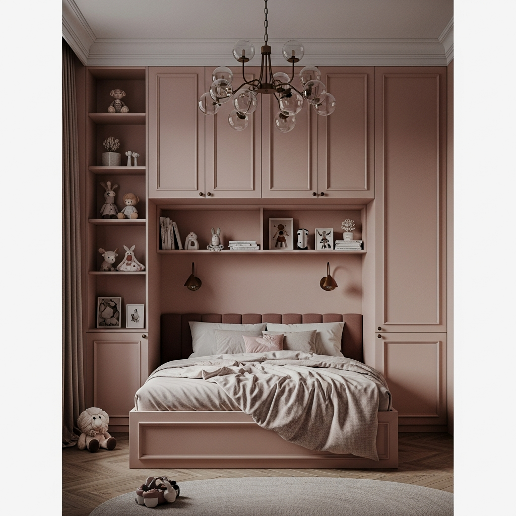 Built-in Alcove Daybed Layout