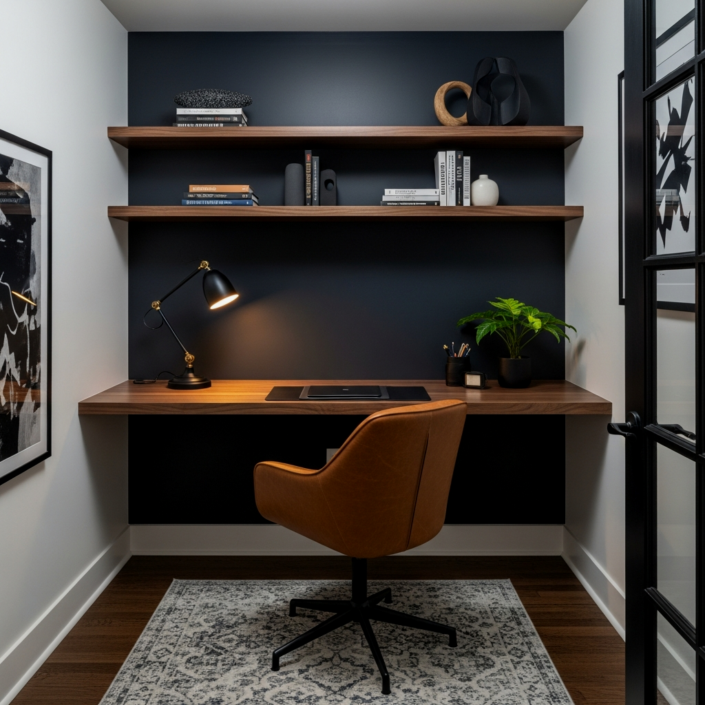 The Floating Walnut Desk