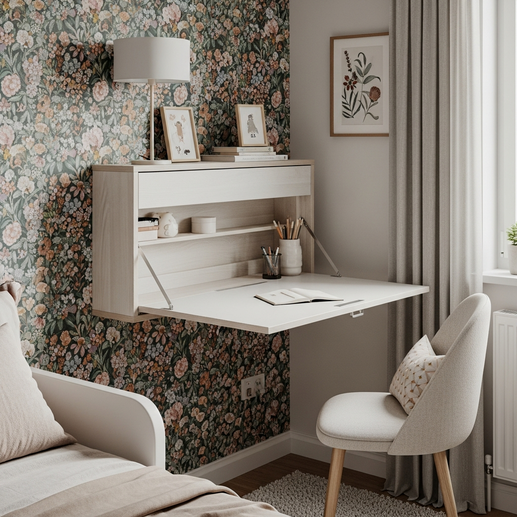 Wall-Mounted Folding Desks