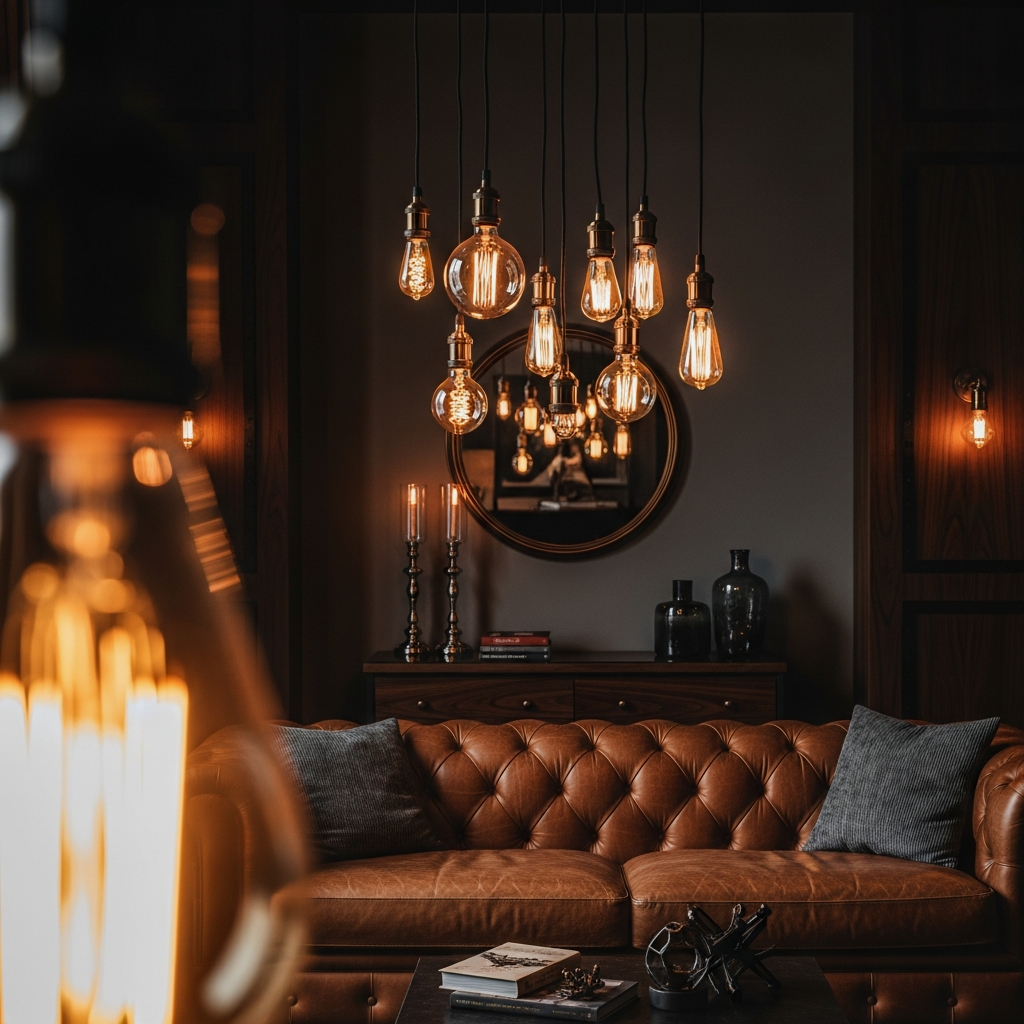 The Warmth of Amber Edison Bulbs