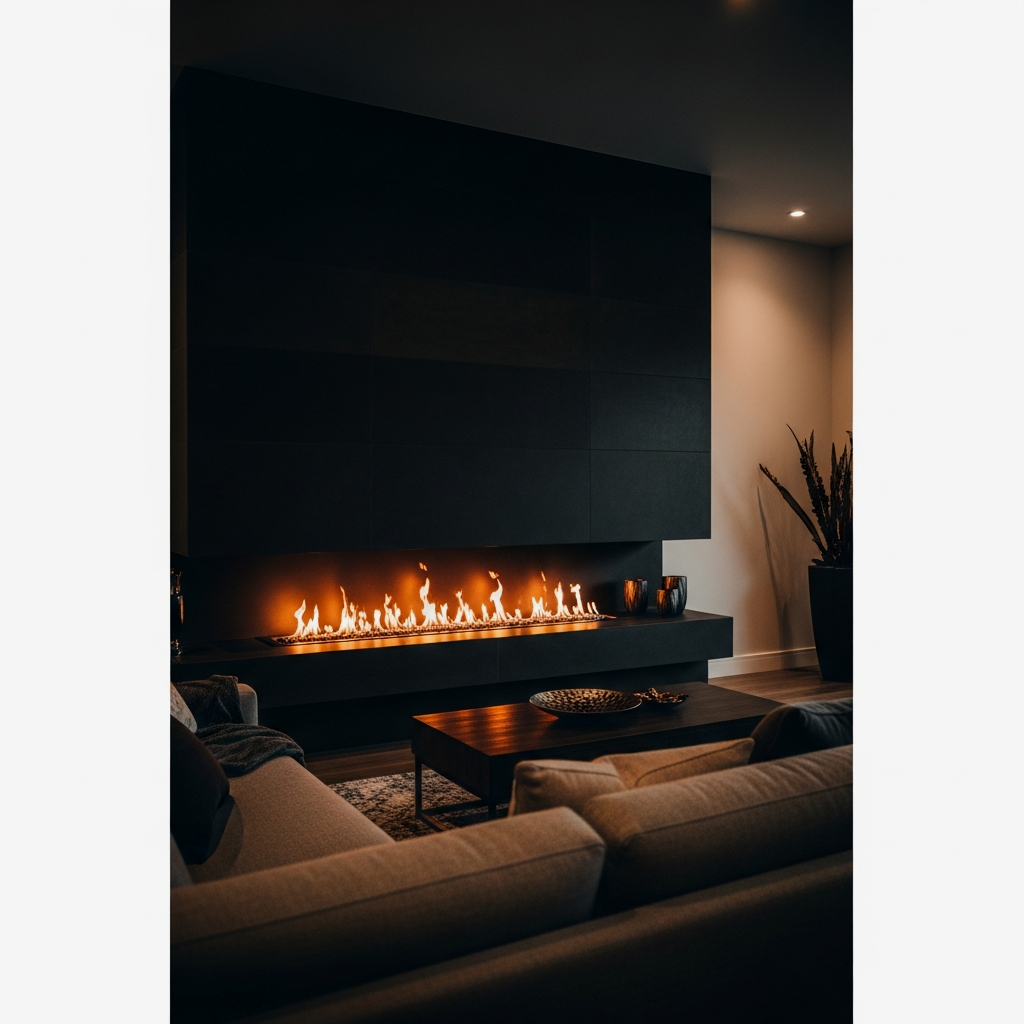 The Natural Flicker of Low-Level Firelight