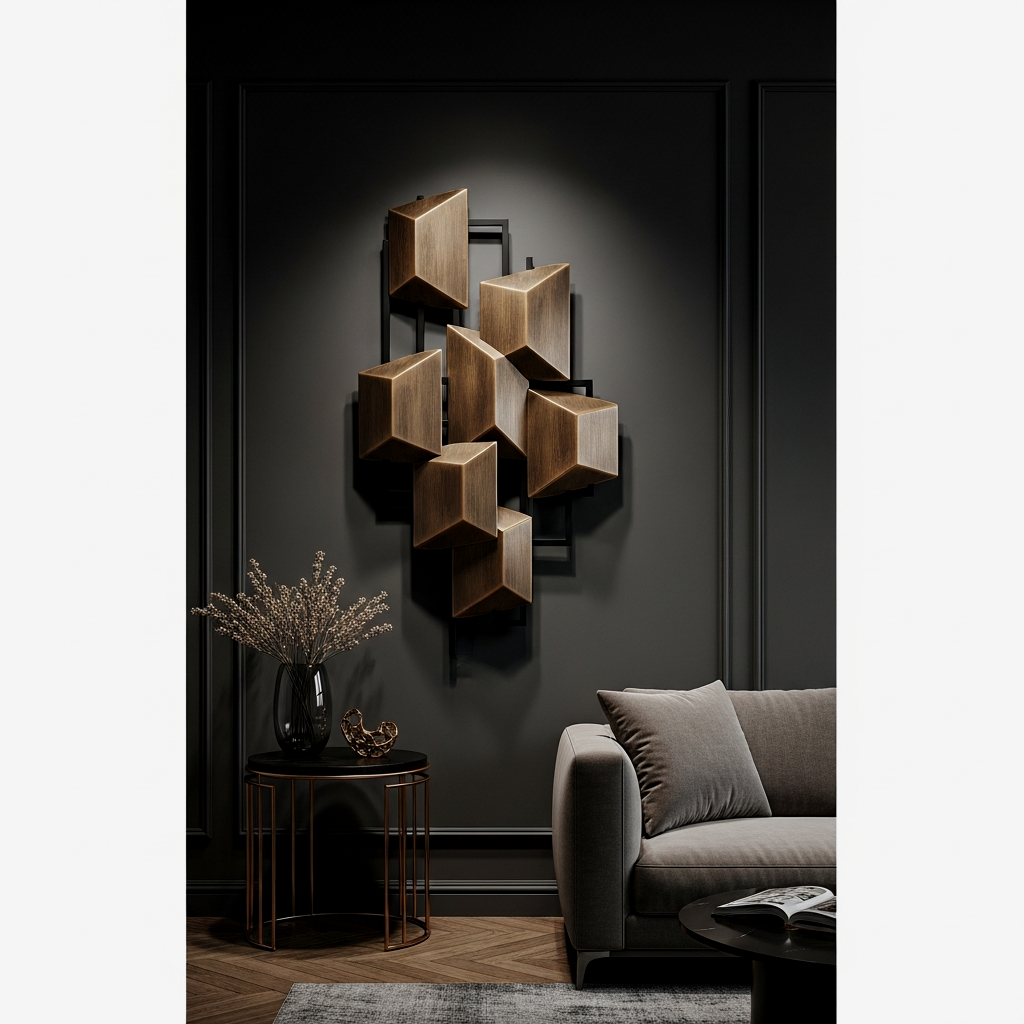 Oversized Moody Abstract Canvas