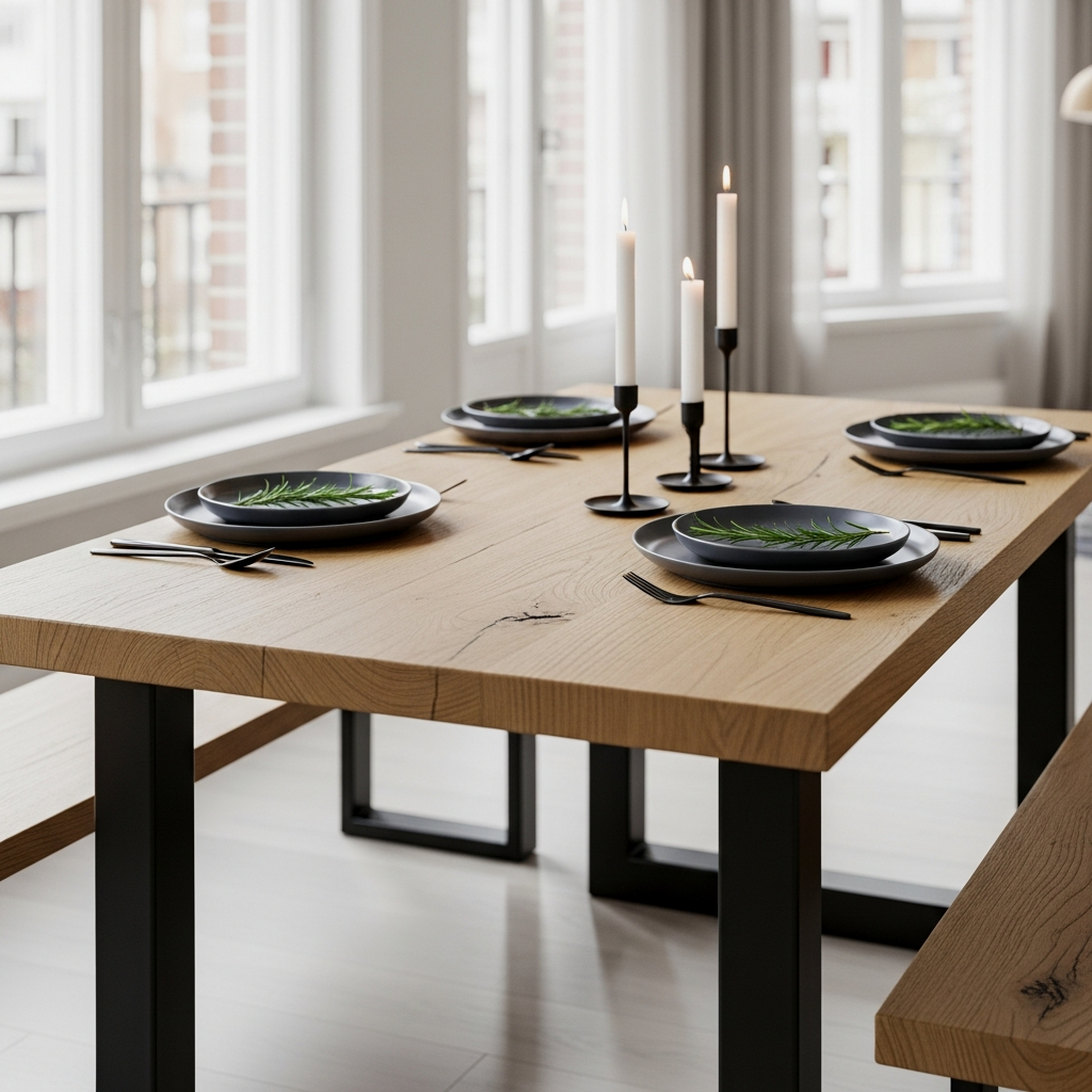 Dining in Style: A Solid Wood Table for Hosting