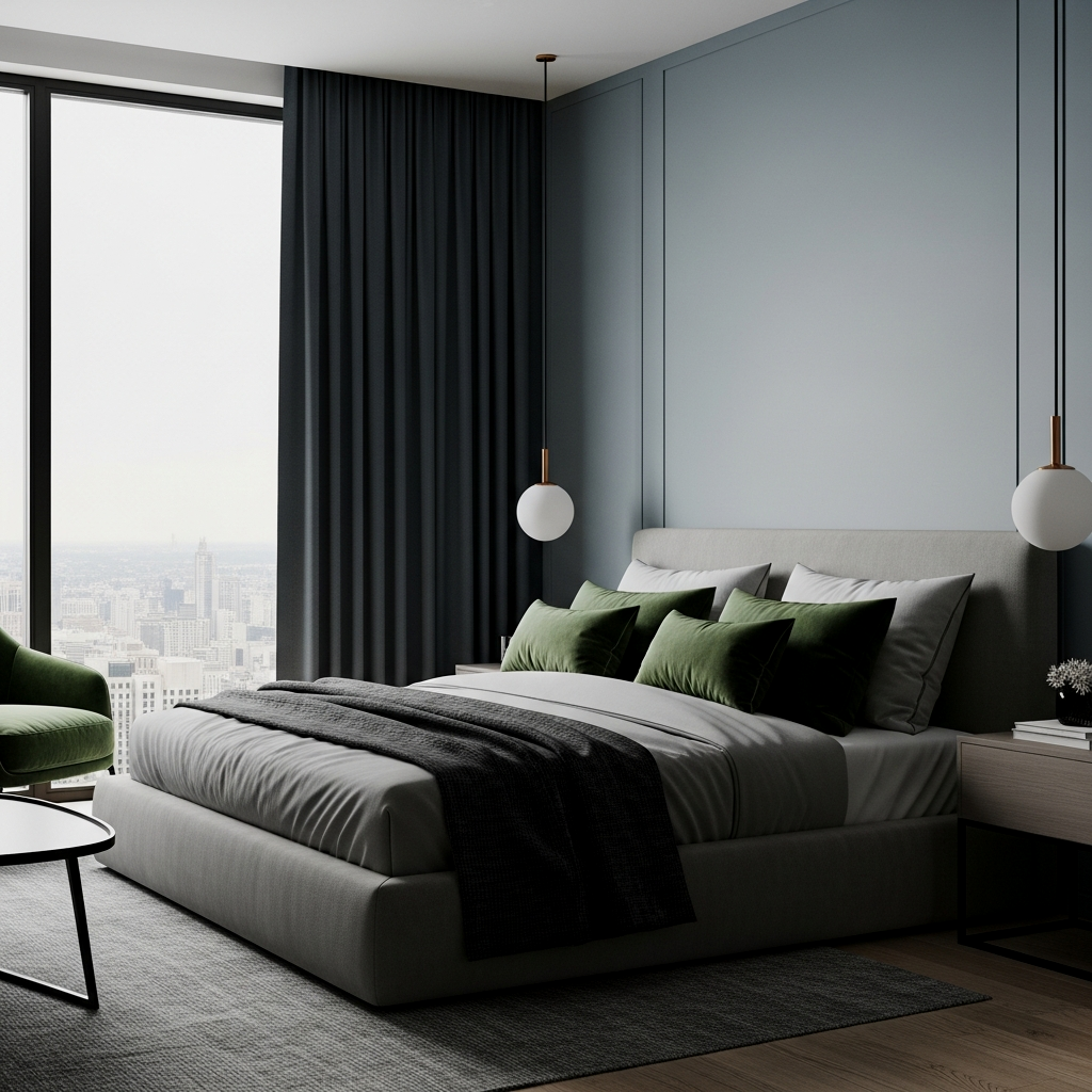 Architectural Bedroom Sanctuary