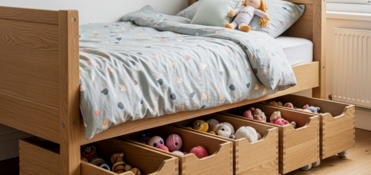 12 Small Girl Bedroom Storage Ideas to Hide Toy Chaos
