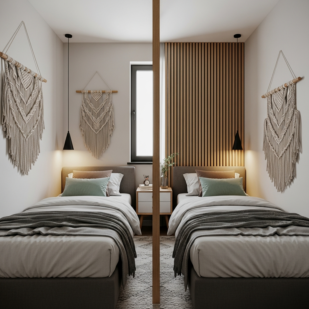 Head-to-Head Layout with a Central Partition