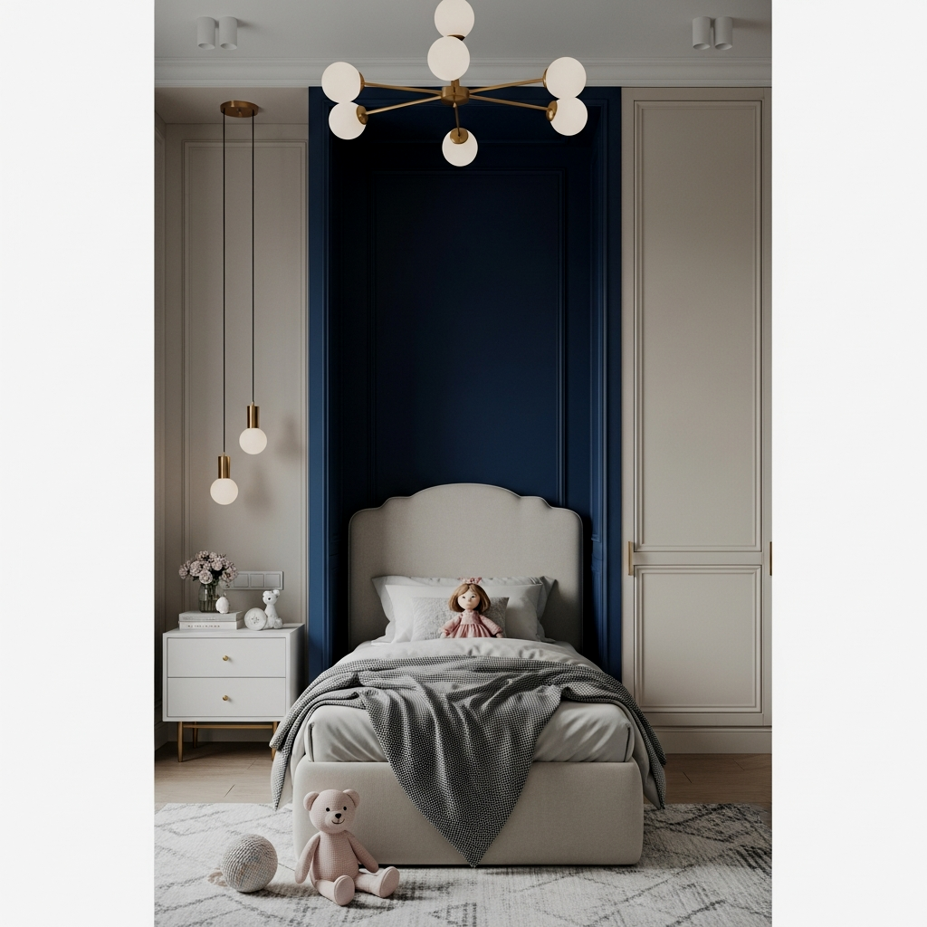 The Deep Navy Depth Illusion