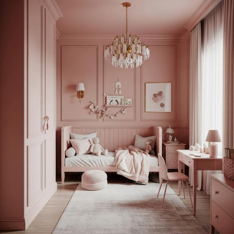 14 Small Girl Bedroom Color Ideas That Make the Walls Recede