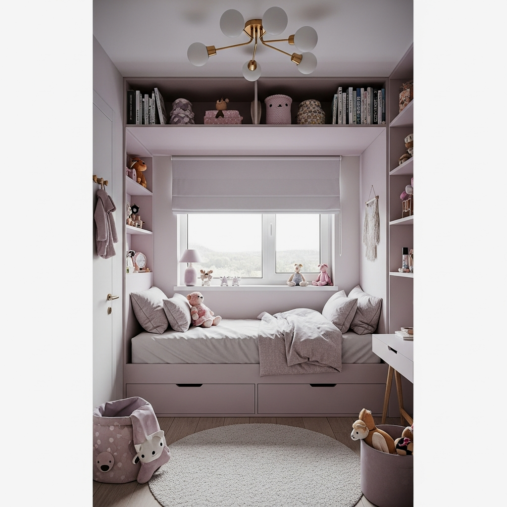 Ceiling-Height Perimeter Shelving