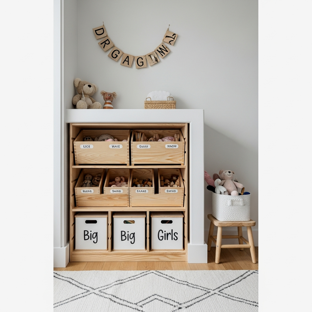 Minimalist Toy Organization