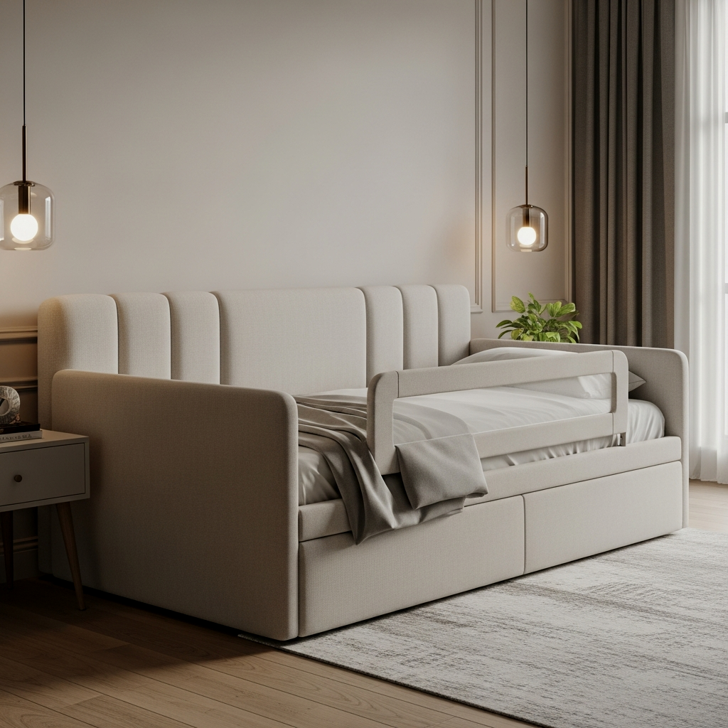 Chic Safety: Upholstered Railings