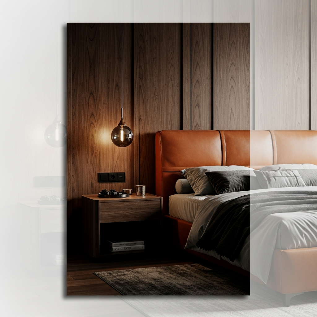Grounded Tones with Leather and Wood