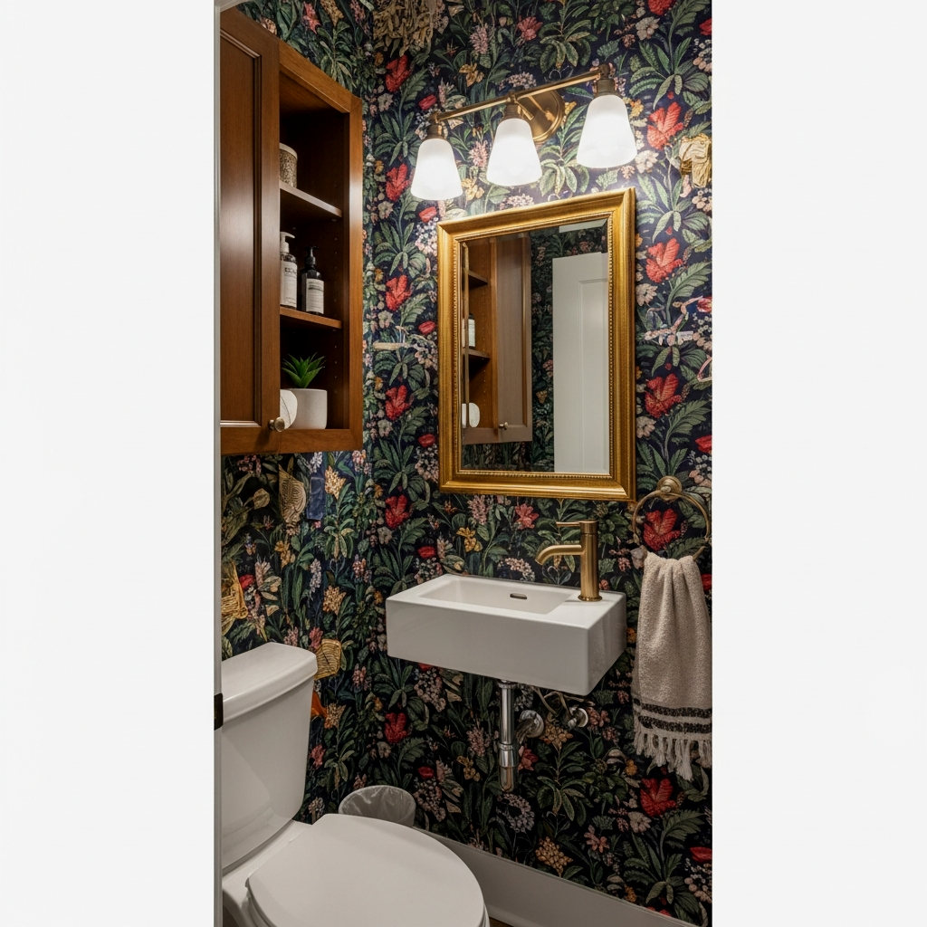 Tiny But Mighty: Small Half Bathroom Storage Ideas