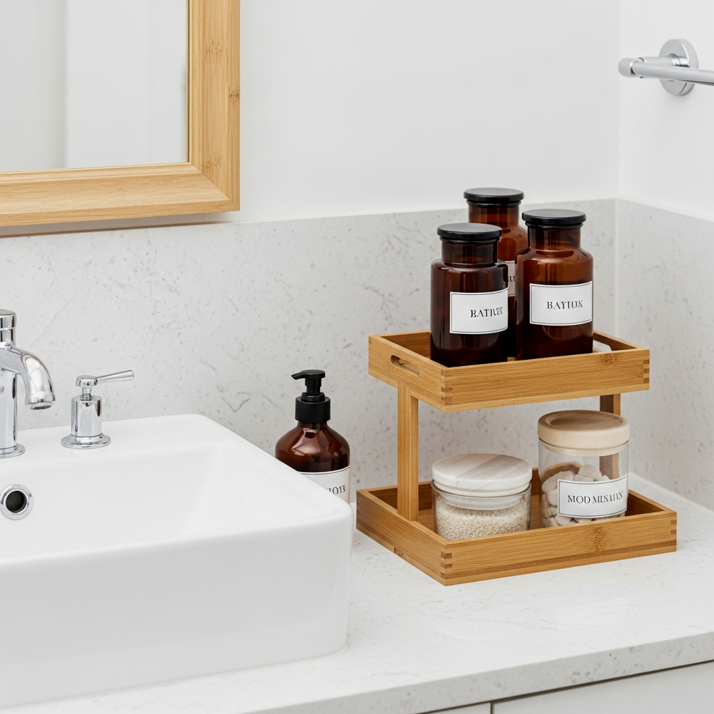 Small Bathroom Storage Ideas on a Budget for a High-End Look