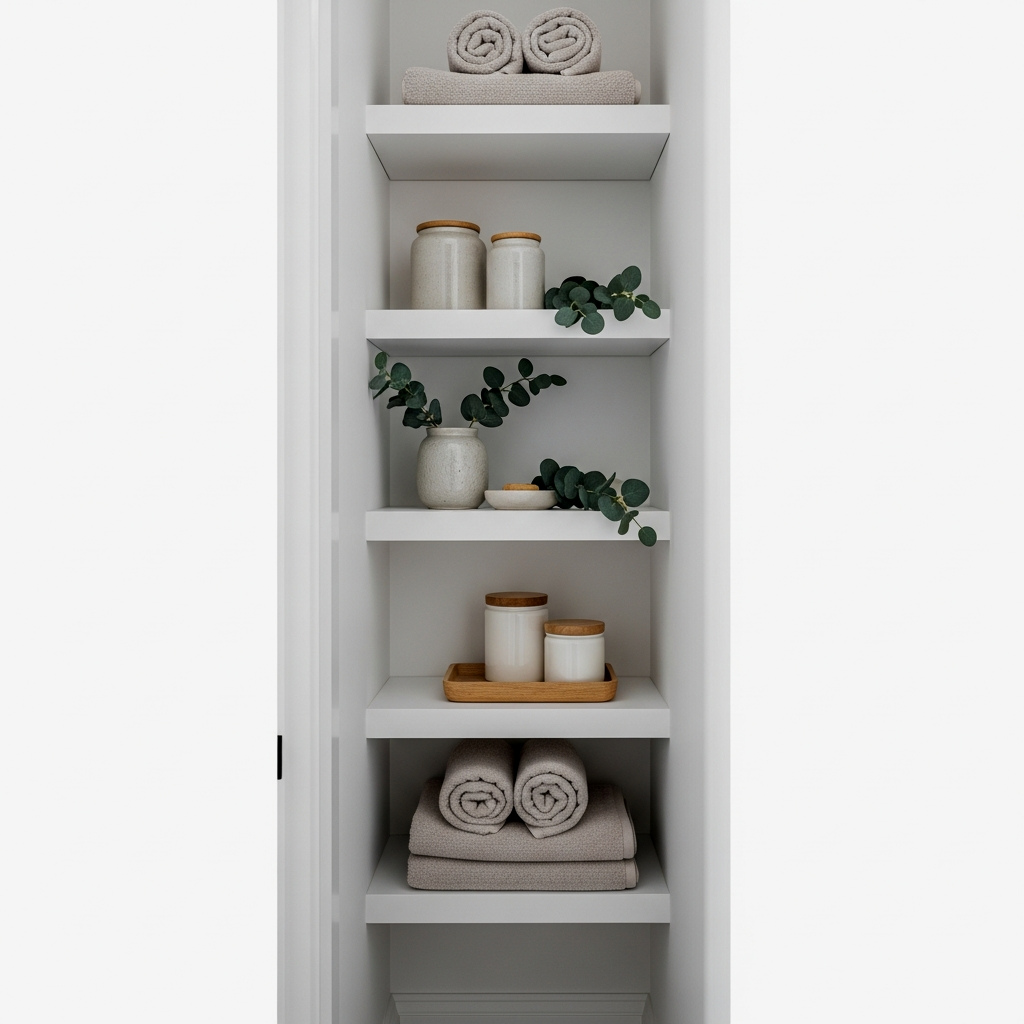Small Bathroom Shelf Ideas: Going Vertical Like a Pro