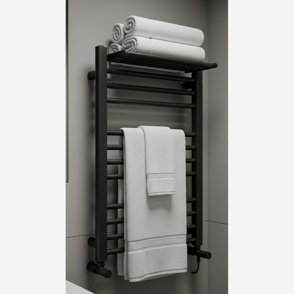 Vertical Rolled Towel Wall Storage