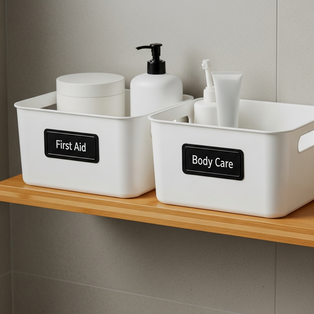 Minimalist Embossed Label Systems