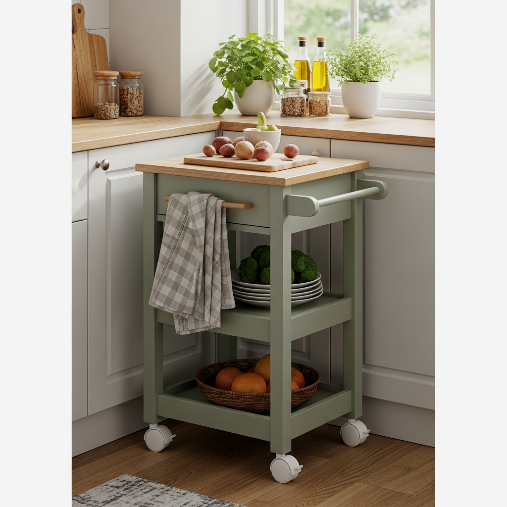 Sage Green Cottage Rolling Station