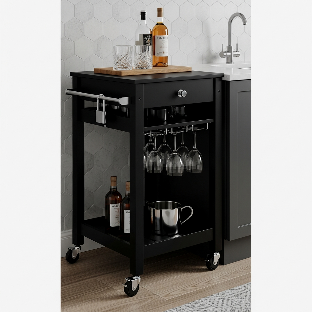 The Dual-Purpose Cocktail Cart