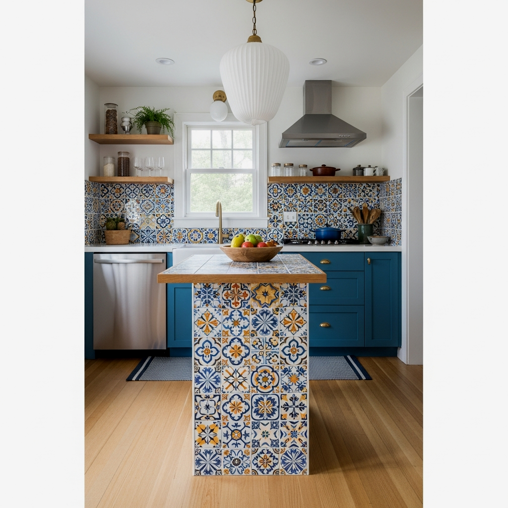 The Tiled Pedestal Island