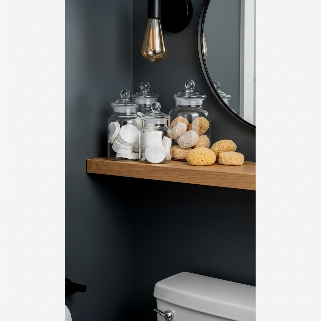 Floating Glass Apothecary Jars
