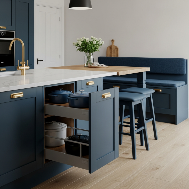 Small Kitchen Islands with Seating and Storage: The Ultimate Double Duty Solution