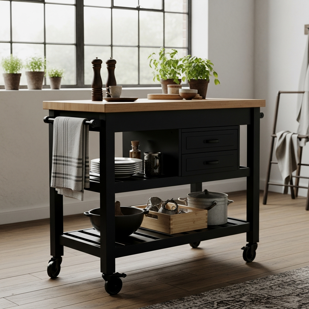On the Move: 15 Movable Islands for Small Kitchens You’ll Be Obsessed With