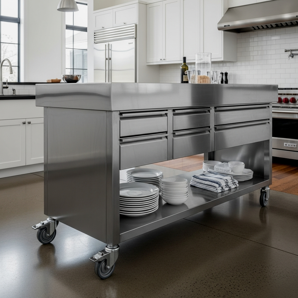 The Stainless Steel Chef’s Cart