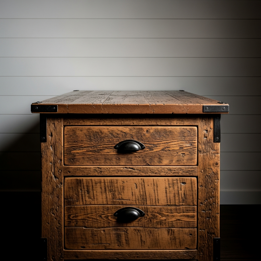 The Reclaimed Wood Cart Aesthetic