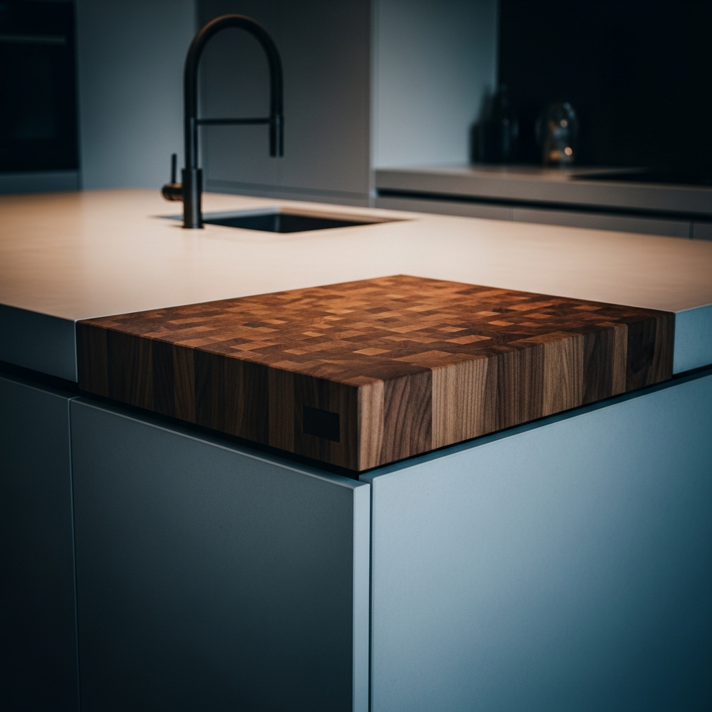 Integrated Butcher Block Workstations