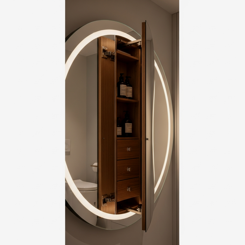 Hidden Apothecary Mirror Cabinet