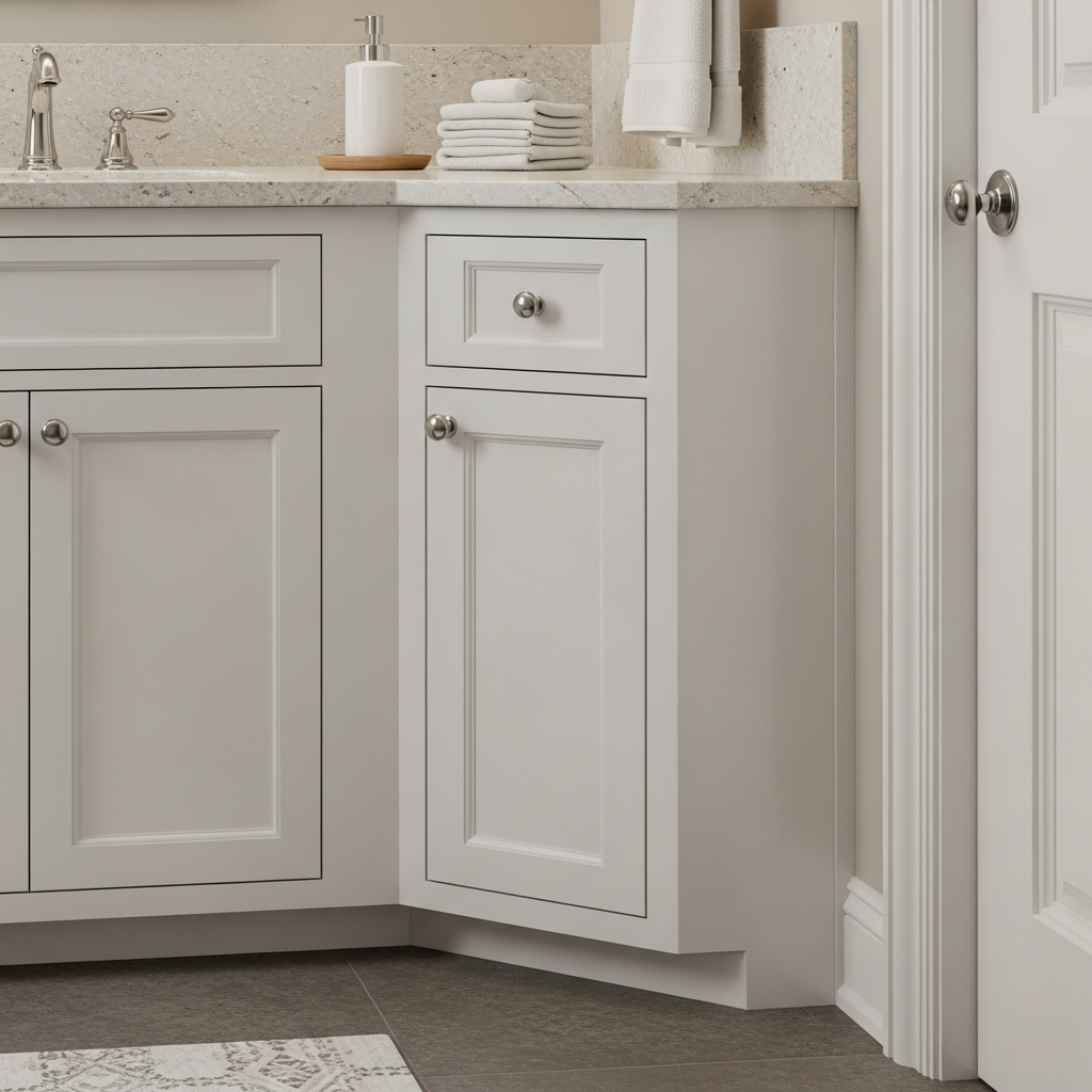 Traditional Floor-Standing Corner Cabinet
