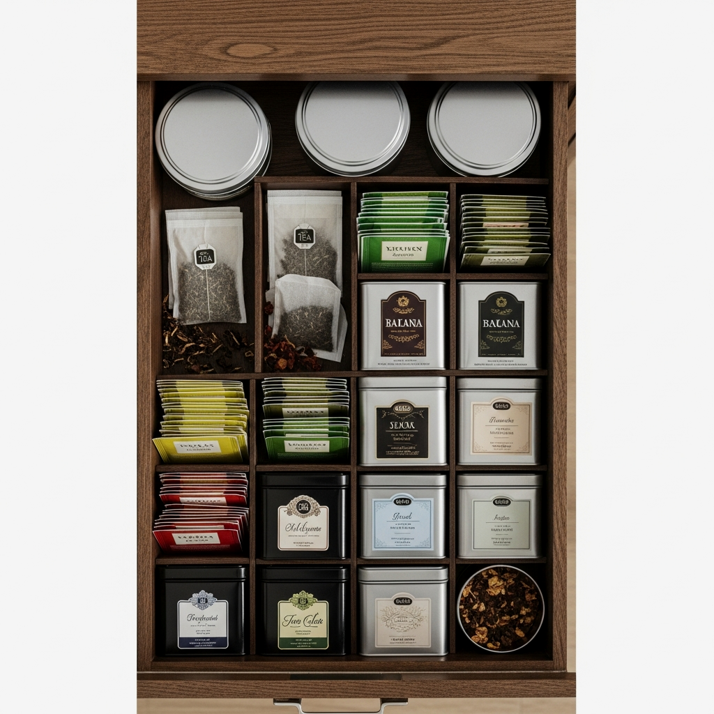 Serene Tea Collection Drawer
