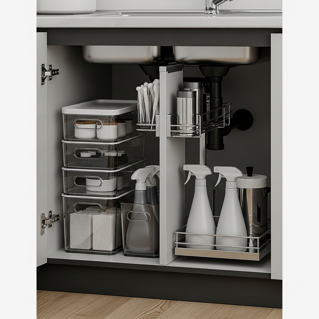 The Organized Under-Sink Sanctuary