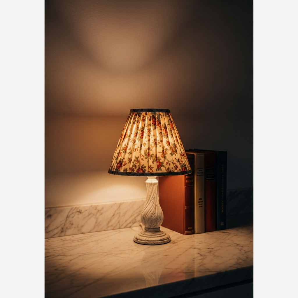 Unexpected Lighting: The Pleated Fabric Shade