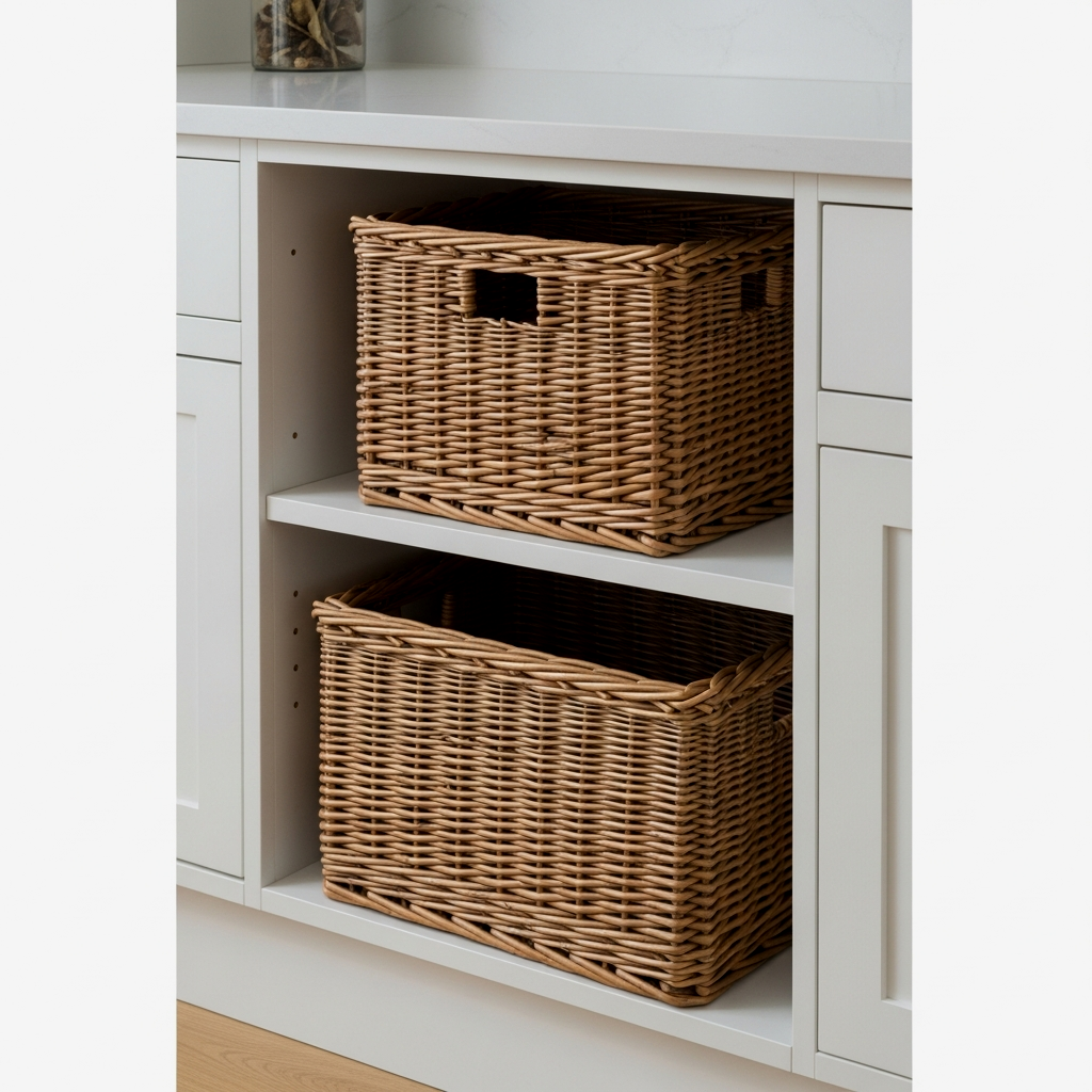 Organic Storage: Woven Willow Baskets
