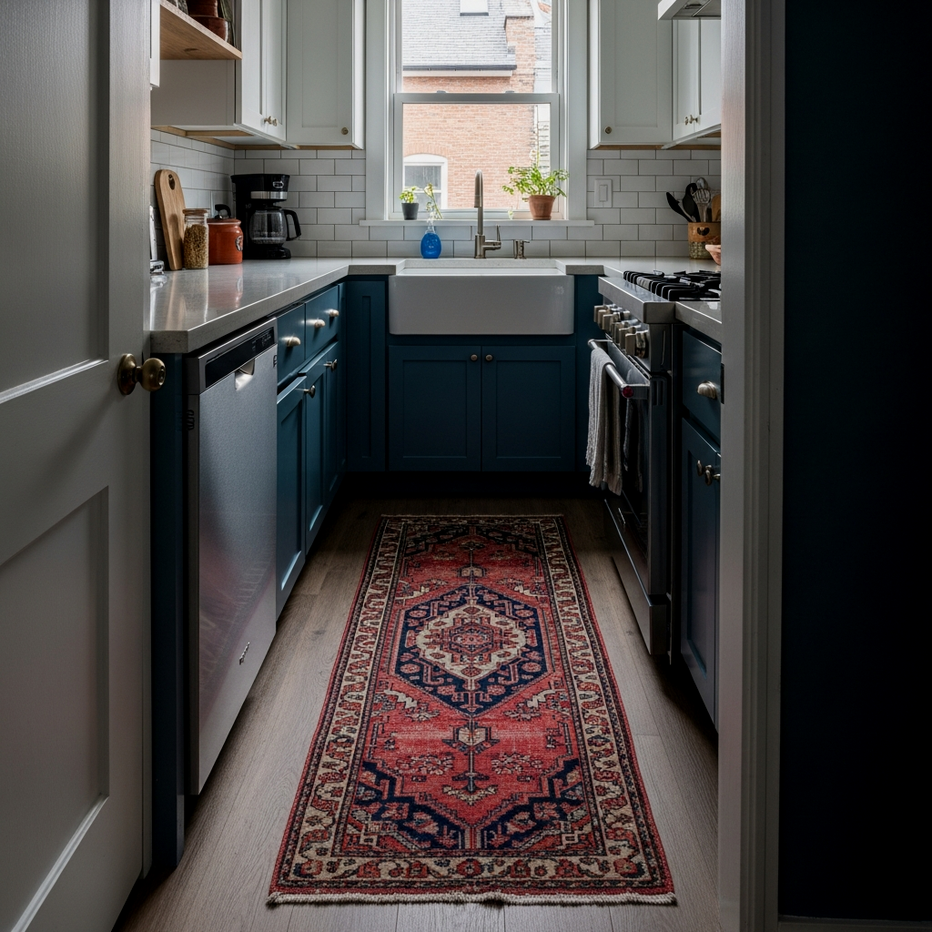 Thrifted Persian Runner