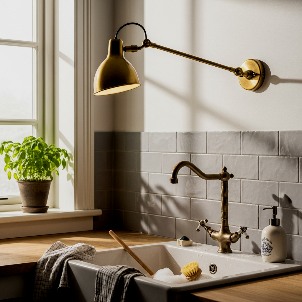 The Articulating Sink Lamp