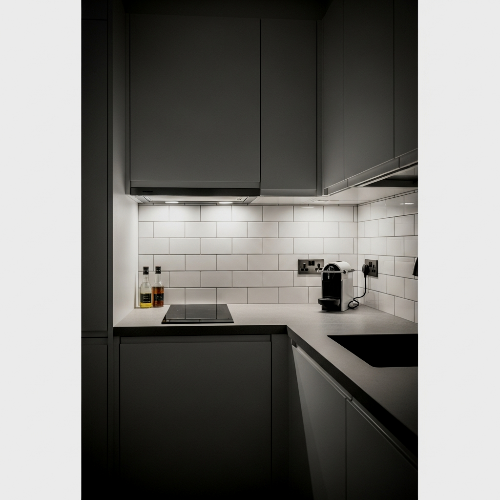 Reflective Subway Tile Glow