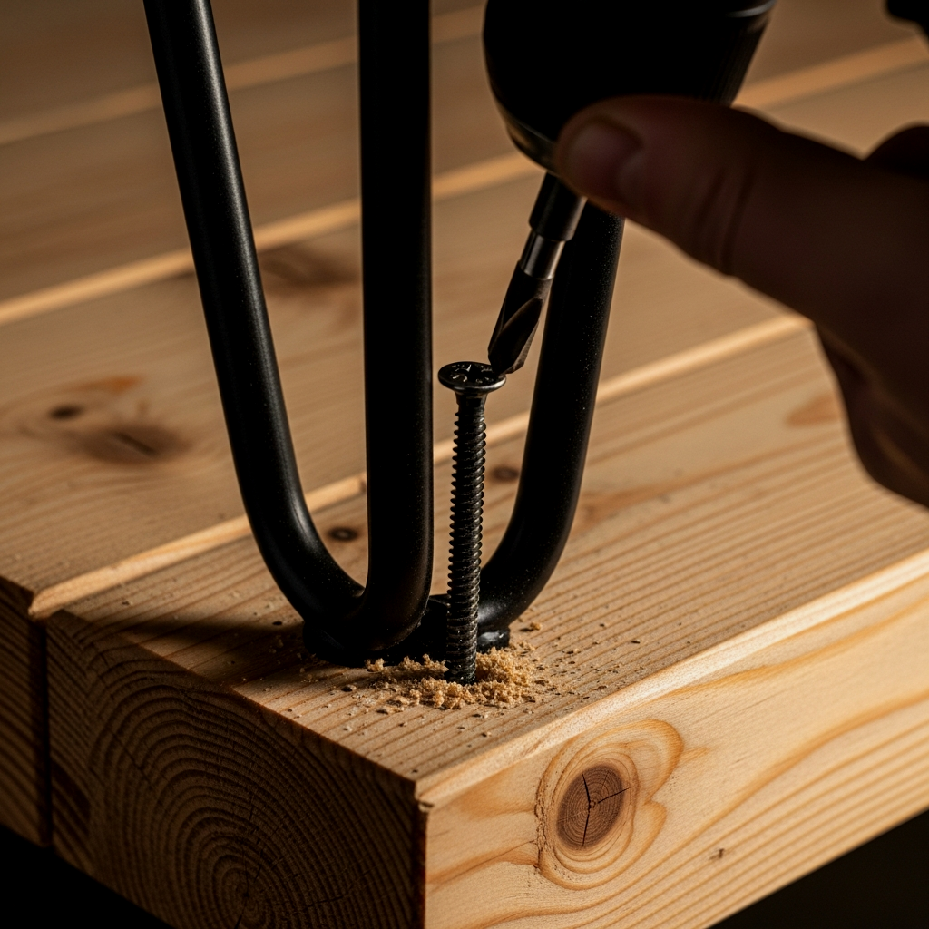 Install Modern Hairpin Legs